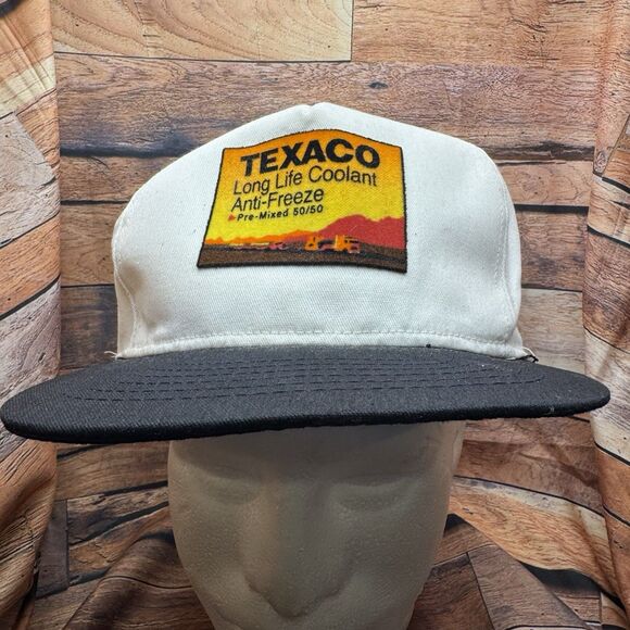Vintage Texaco Coolant Snapback Trucker Hat Long Life Anti-Freeze Cap Swingster - Picture 1 of 6